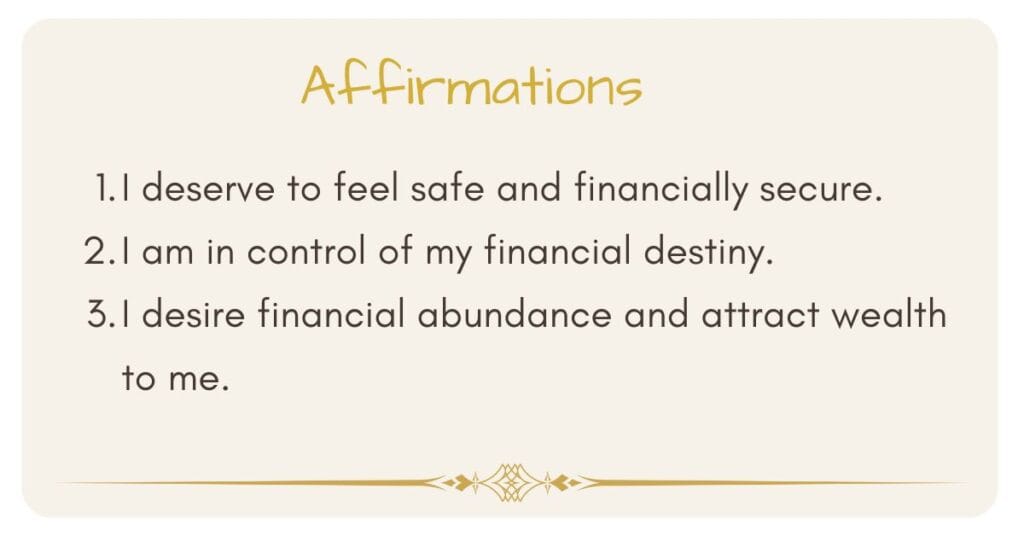 Three affirmations to recite when you can't get ahead financially