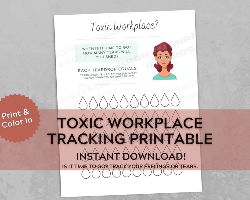 A toxic workplace tracker